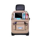 Organizador Traseiro Automotivo de Couro com Mesa Dobrável - Lima Film